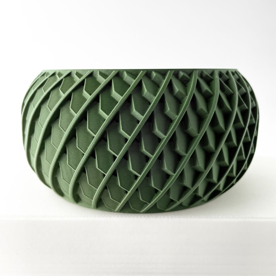 Elvar – Modern Örgü Dokulu Saksı