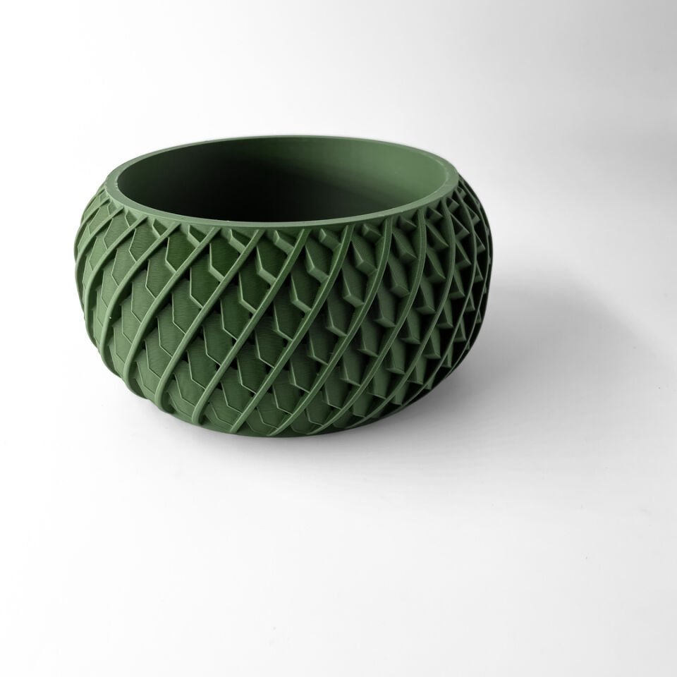 Elvar – Modern Örgü Dokulu Saksı